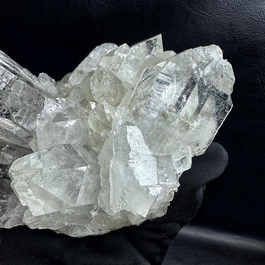 希少高透明度❗️マニカラン産☆虹入り☆ヒマラヤ水晶クラスター超強いパワーA1347