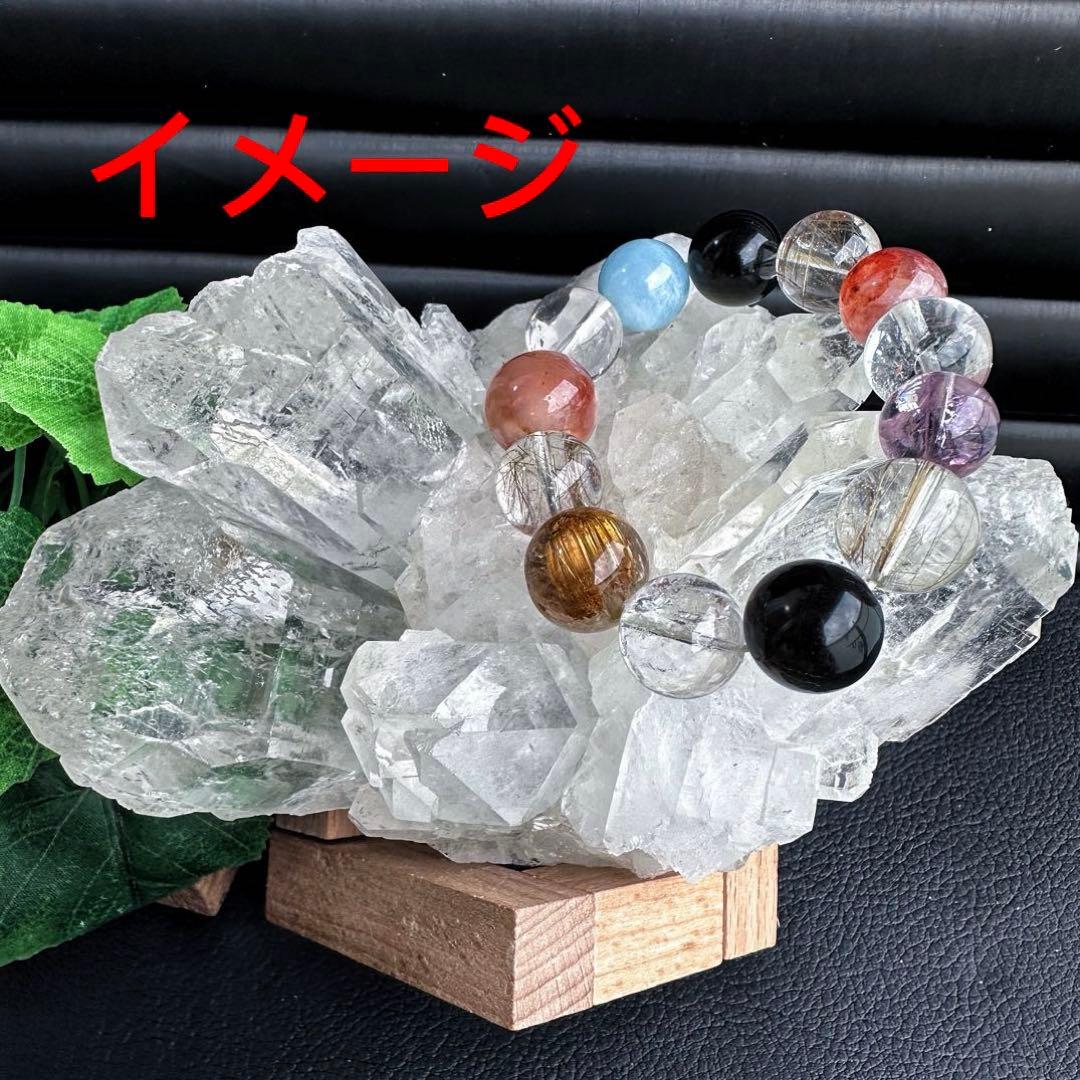 希少高透明度❗️マニカラン産☆虹入り☆ヒマラヤ水晶クラスター超強いパワーA1347