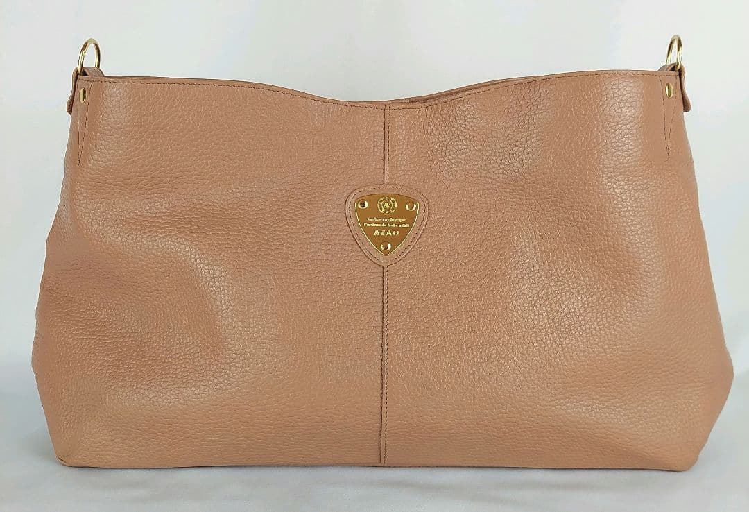 ATAO elvy アタオ エルヴィ2way ショルダーバッグ アーモンド