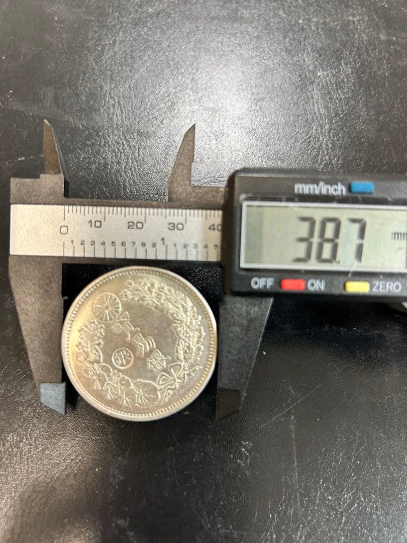 T*i様 (銀貨保証)貿易銀 重さ約27.24g 明治十年 コレクション古銭　銀