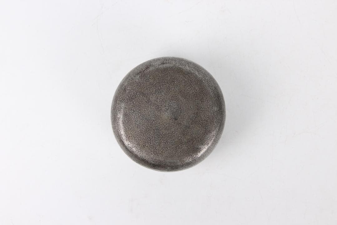 ヤンポ 菓子器 鎚目 純錫 直径8.5cm 重82.7g FJ21-7