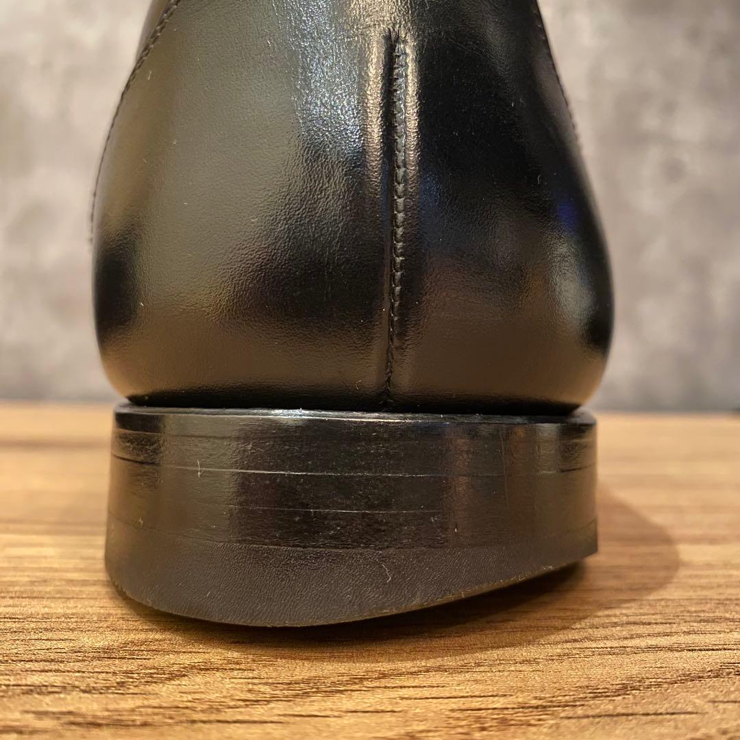 【美品】 スコッチグレイン ヴェント タッセルローファー ブラック 2261