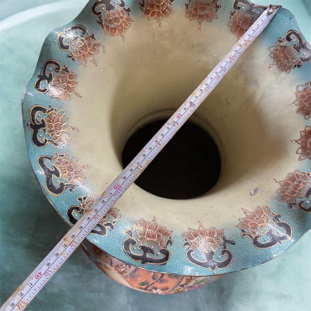 手渡し限定　105㎝　大型　特大　金彩　花瓶　壺　置物　岐阜県揖斐郡池田町