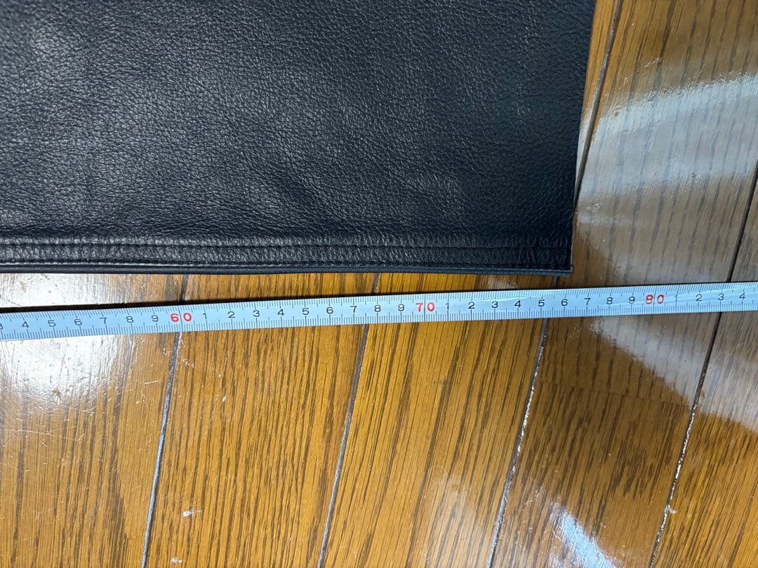 【お値下げ】Genuine Leather ブラックレザーパンツ 36