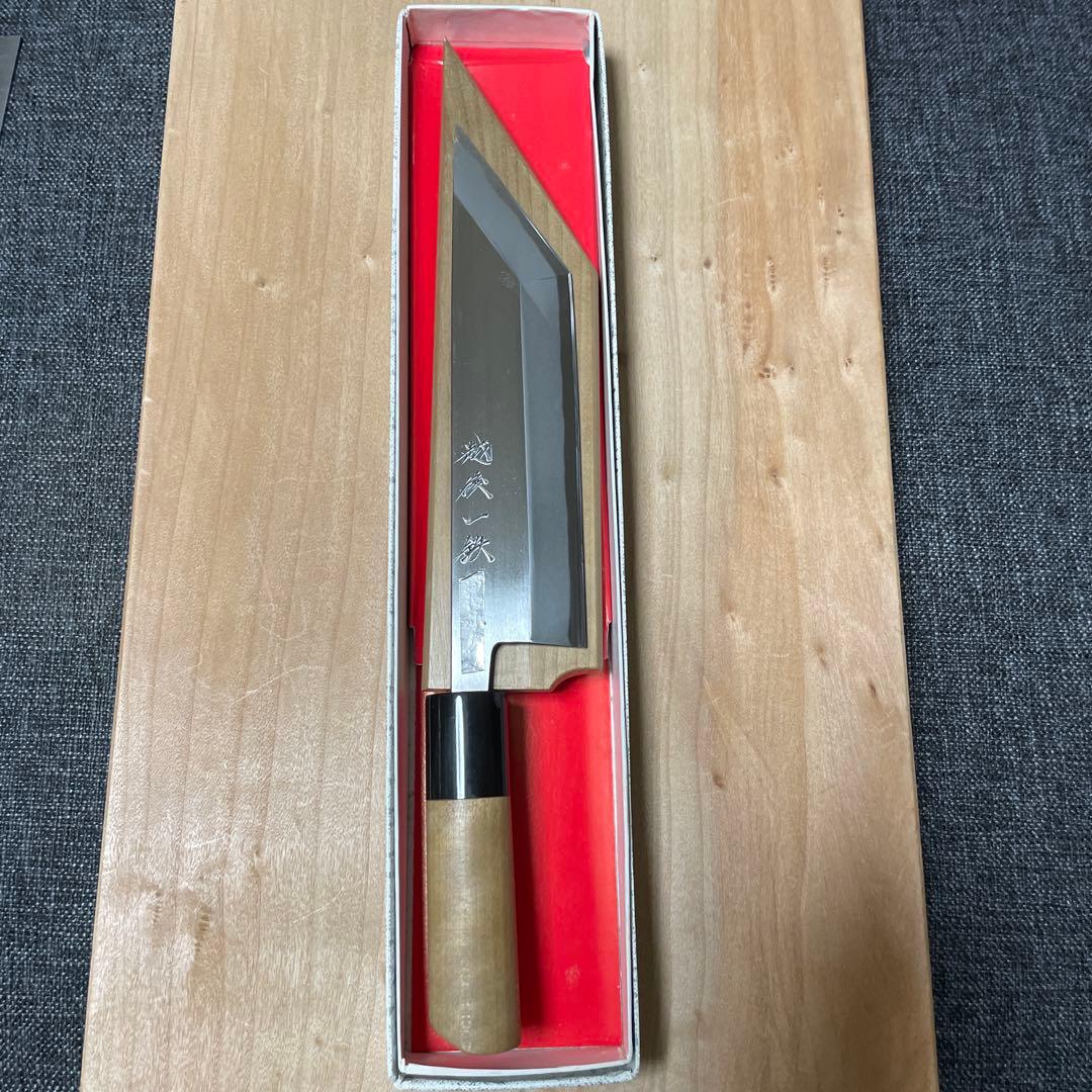 越後一鉄刃物白鋼鰻尖江戸型180ミリ