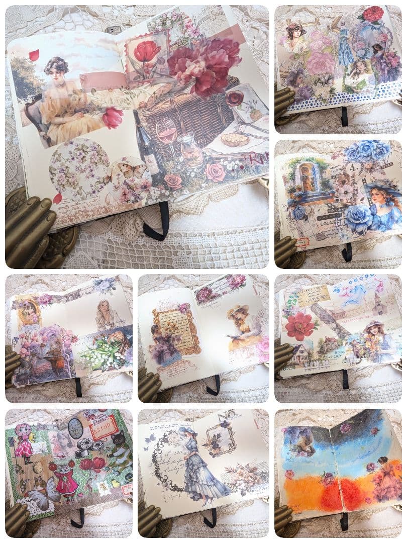 コラージュスタイル スケッチブック