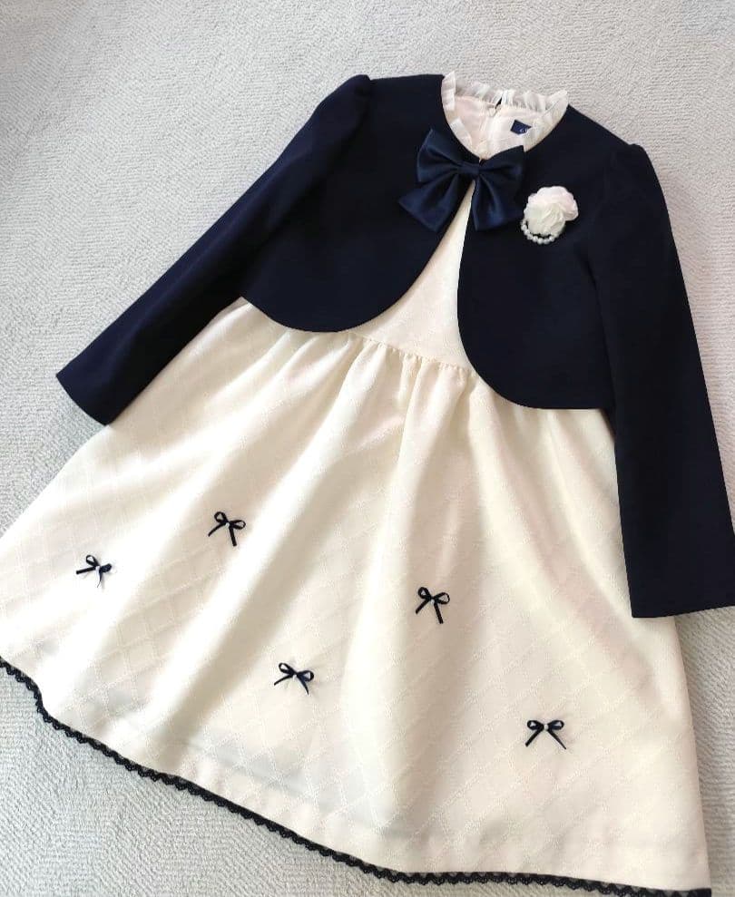 CHOPIN deux ダイヤモンドジャガードアンサンブル 130 フォーマル