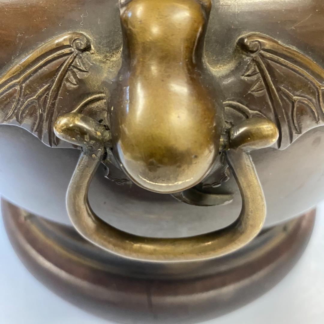 唐金製（宣徳銅） 金谷五郎三郎 火鉢 箱付き★直接引取り16000円