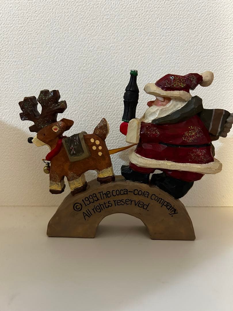 コカコーラ 社製/クリスマスの置物