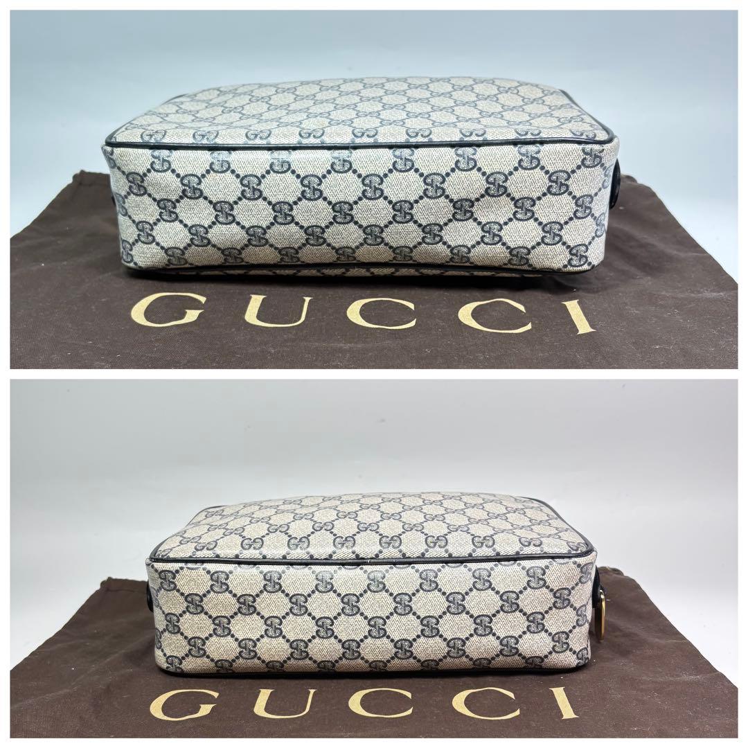 美品　GUCCGI オールドグッチ　PVC GG柄 ポーチ　クラッチバッグ