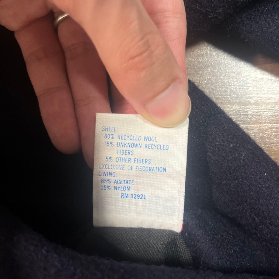 80s エンパイア ヴィンテージ スタジャン ボタスタ USA製 ダークネイビー