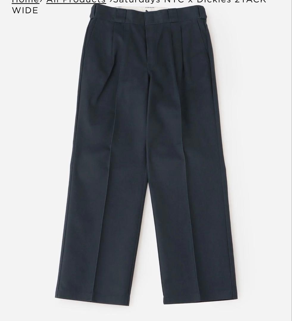 Saturdaysnyc × Dickies 2TACK WIDE ネイビー
