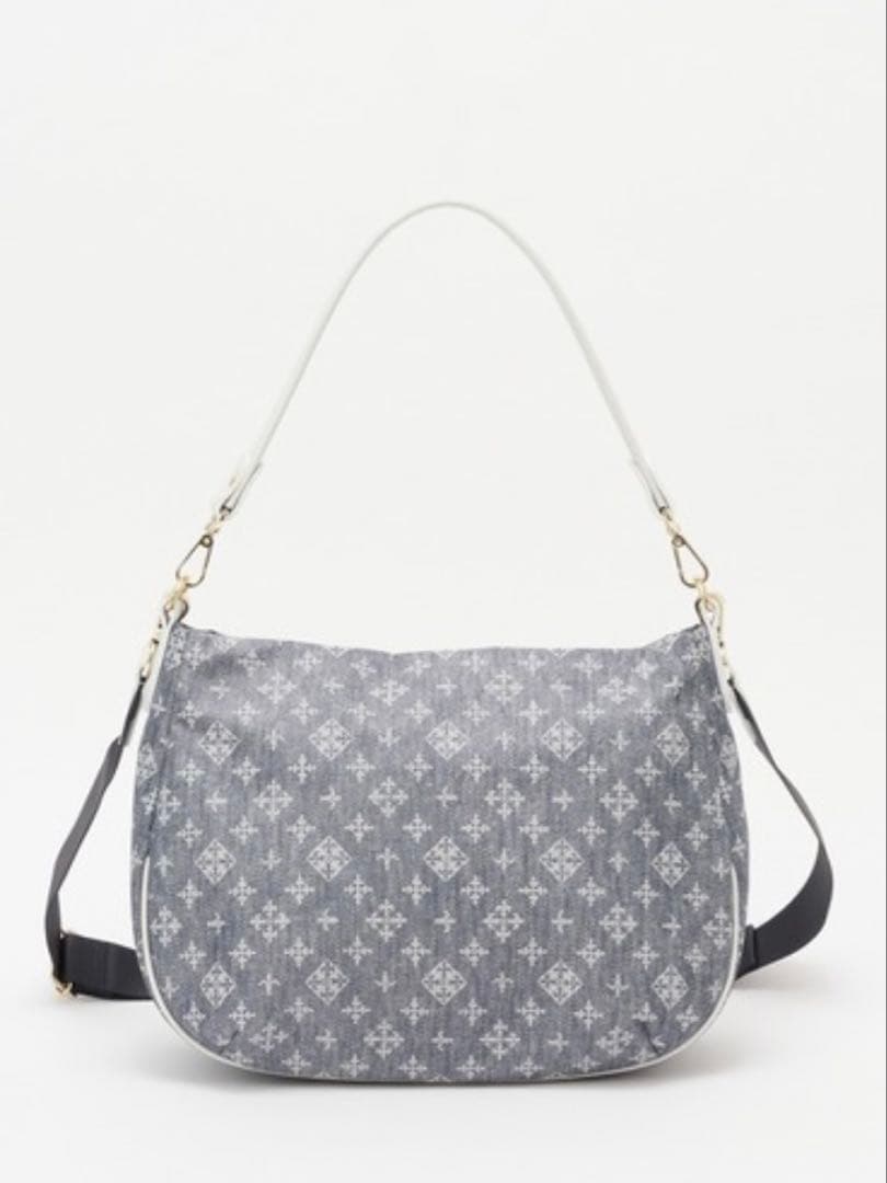 russet【Denim Print】2WAYショルダーバッグ　デニムプリント