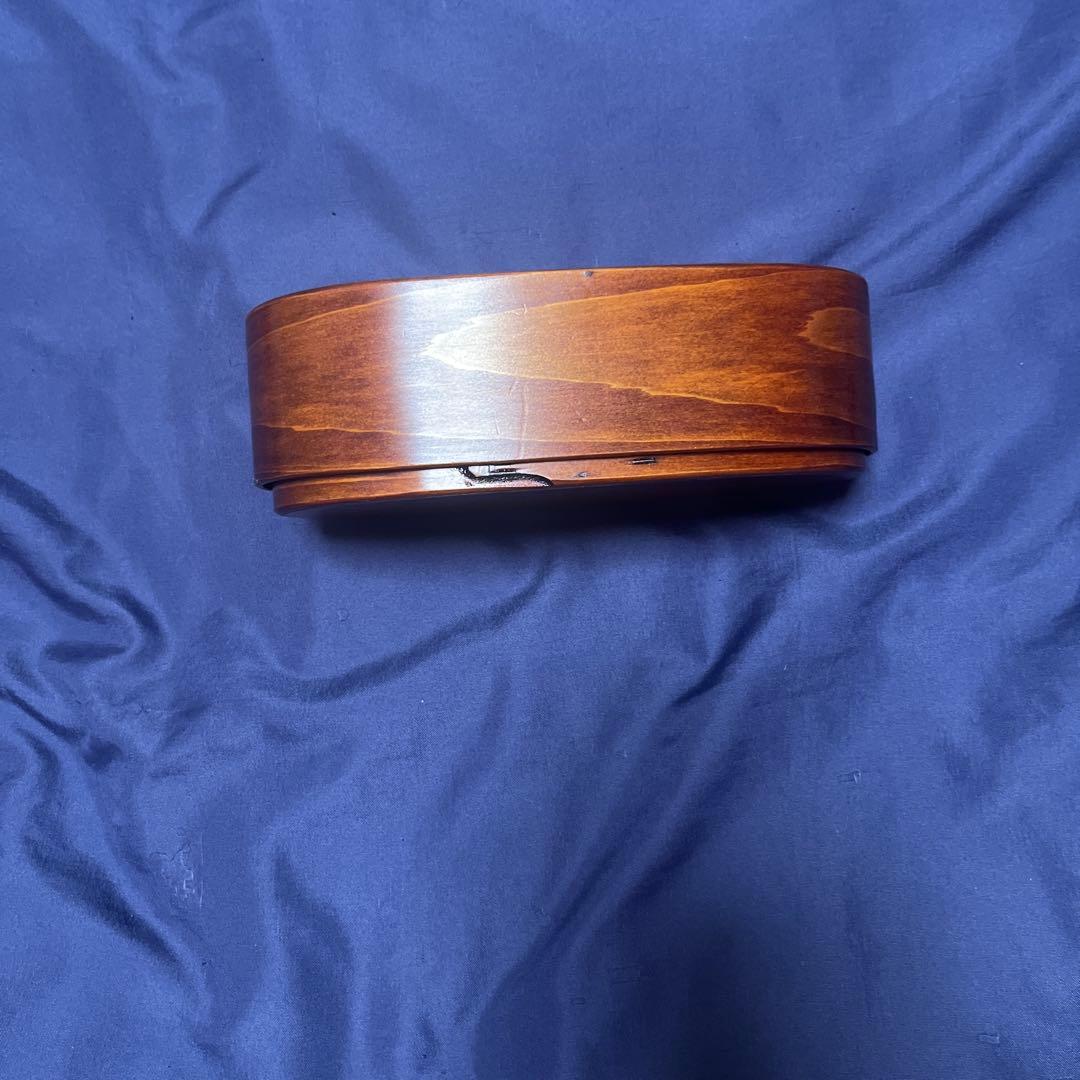 ぬし熊　わっぱ弁当　摺り漆塗り　小判型弁当箱