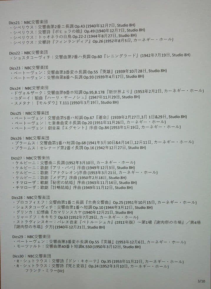 トスカニーニ／コンプリートＲＣＡコレクション（８４ＣＤ＋１ＤＶＤ、未開封）