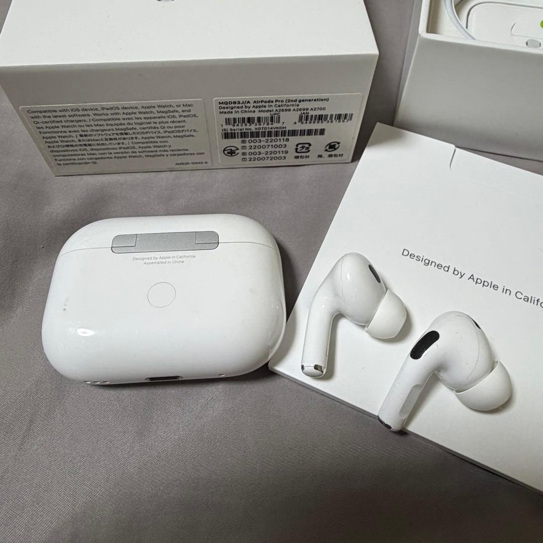 【消毒・クリーニング済】AirPodsPro2 AirPods 第2世代