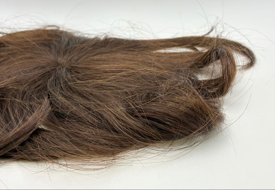 【美品】ジュリアオージェ クロスフリー ウィッグ チャ 人毛100％ 59558