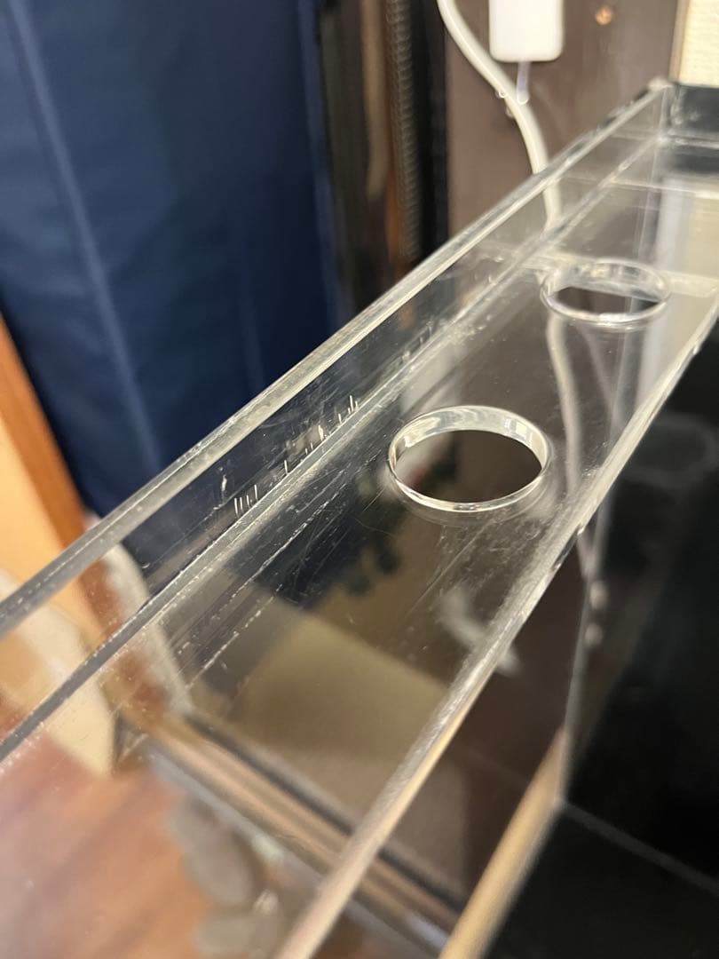 【引取限定】45センチアクリル水槽 45cmと上部フィルター 水中ポンプ付き