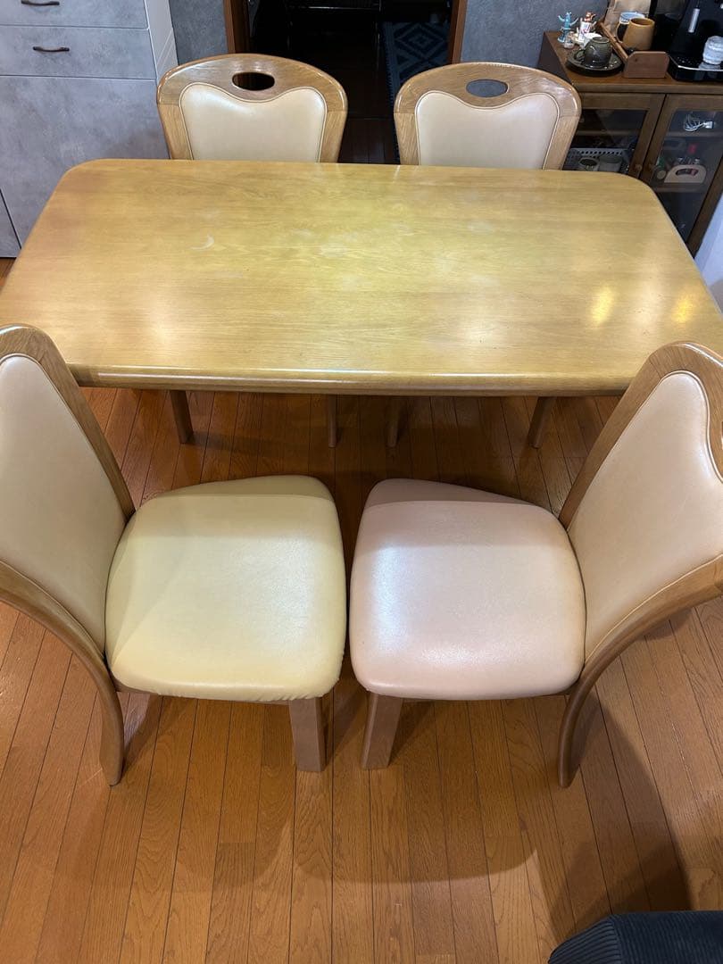 ダイニングチェア　4脚　浜本工芸　中古　★送料の関係で1脚の決済です★