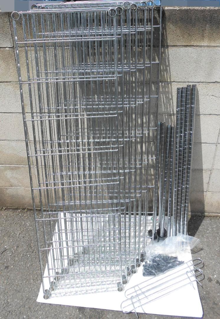 直接引取可 総額50000円相当 ルミナス スチールラック 7段 キャスター付き