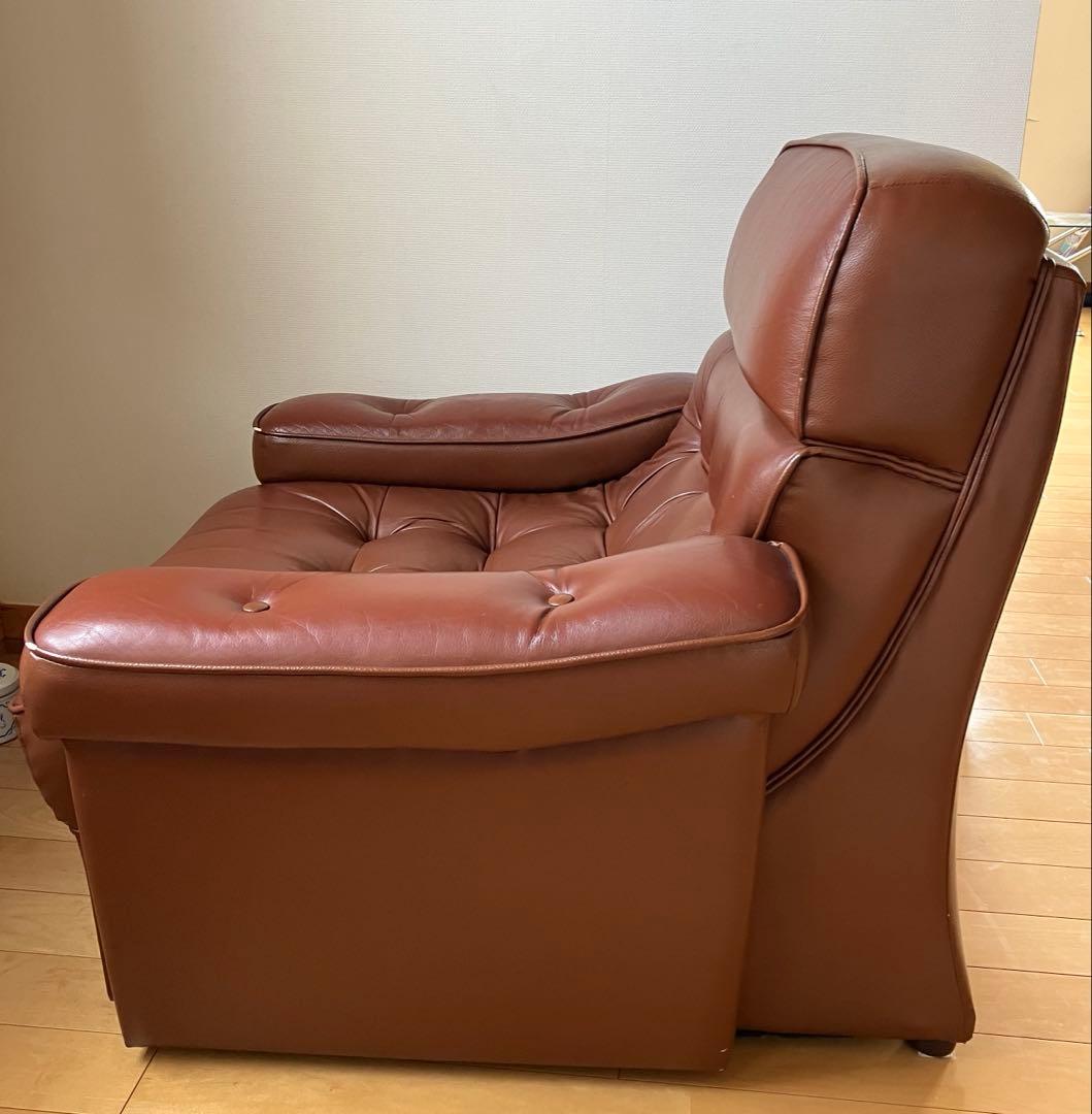 1人掛けソファ　合皮