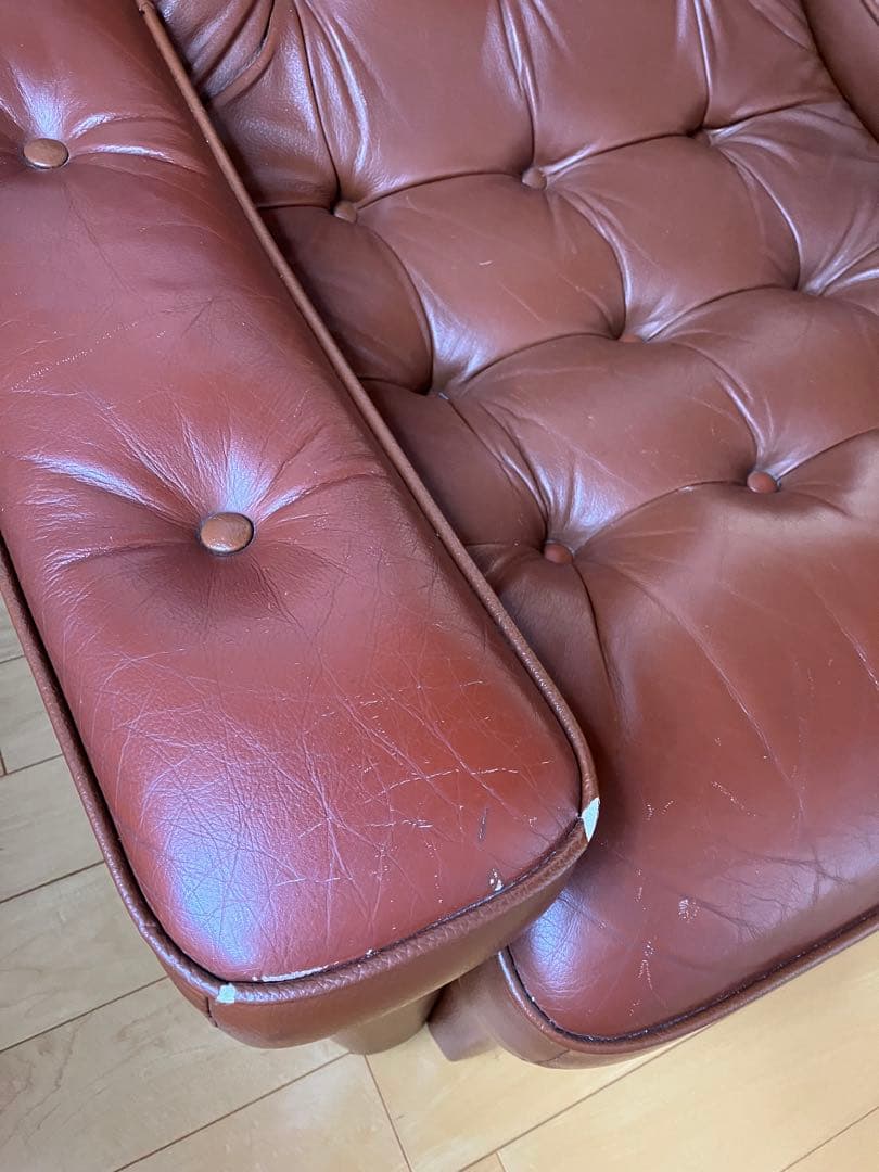 1人掛けソファ　合皮