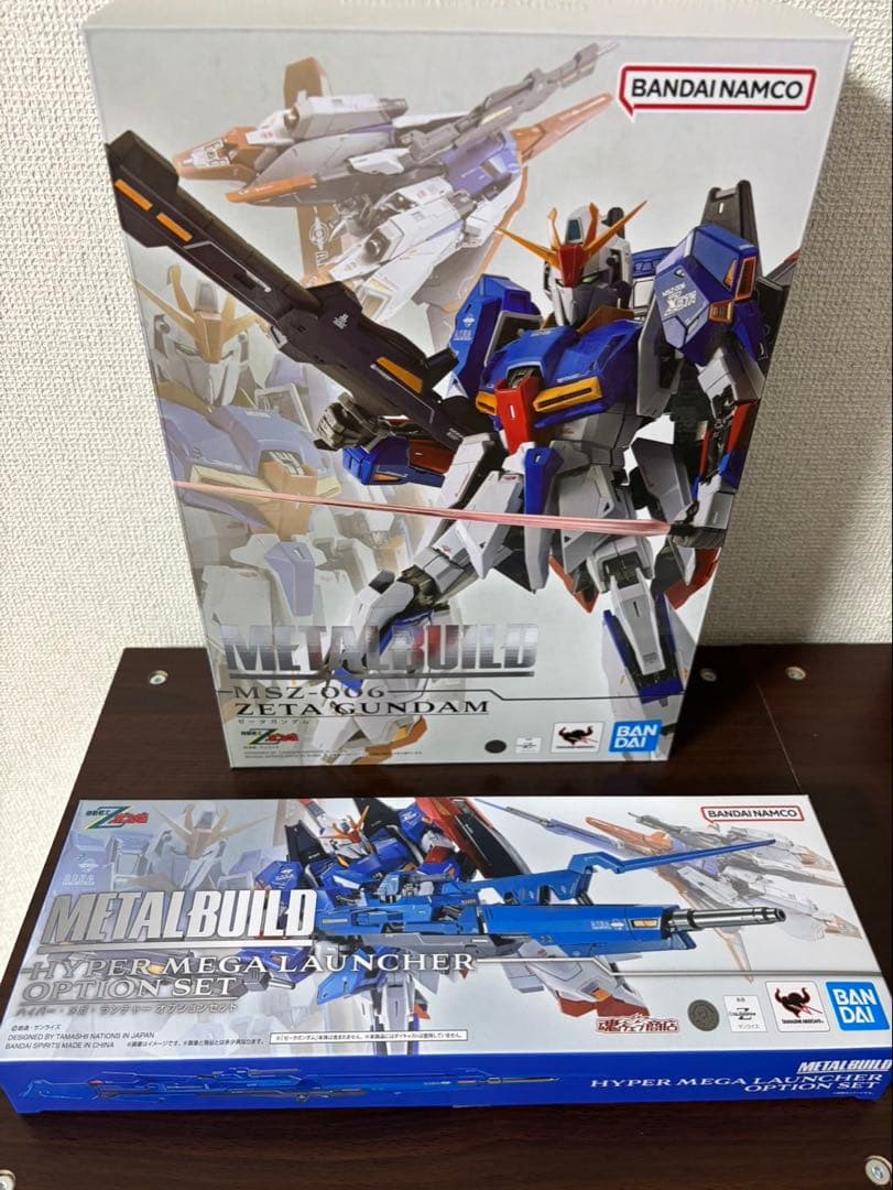 【開封品】メタルビルドZガンダム + ハイパー・メガ・ランチャー セット