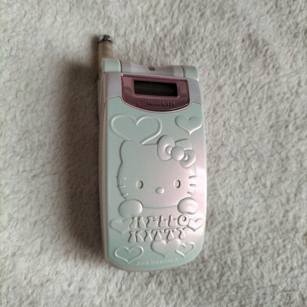 【激レア】au A3014S ハローキティ 携帯電話 ガラケー 平成レトロ
