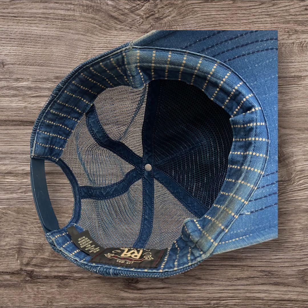 まとめ　 ダブルアールエル デニム キャップ 帽子 メッシュ トラッカー