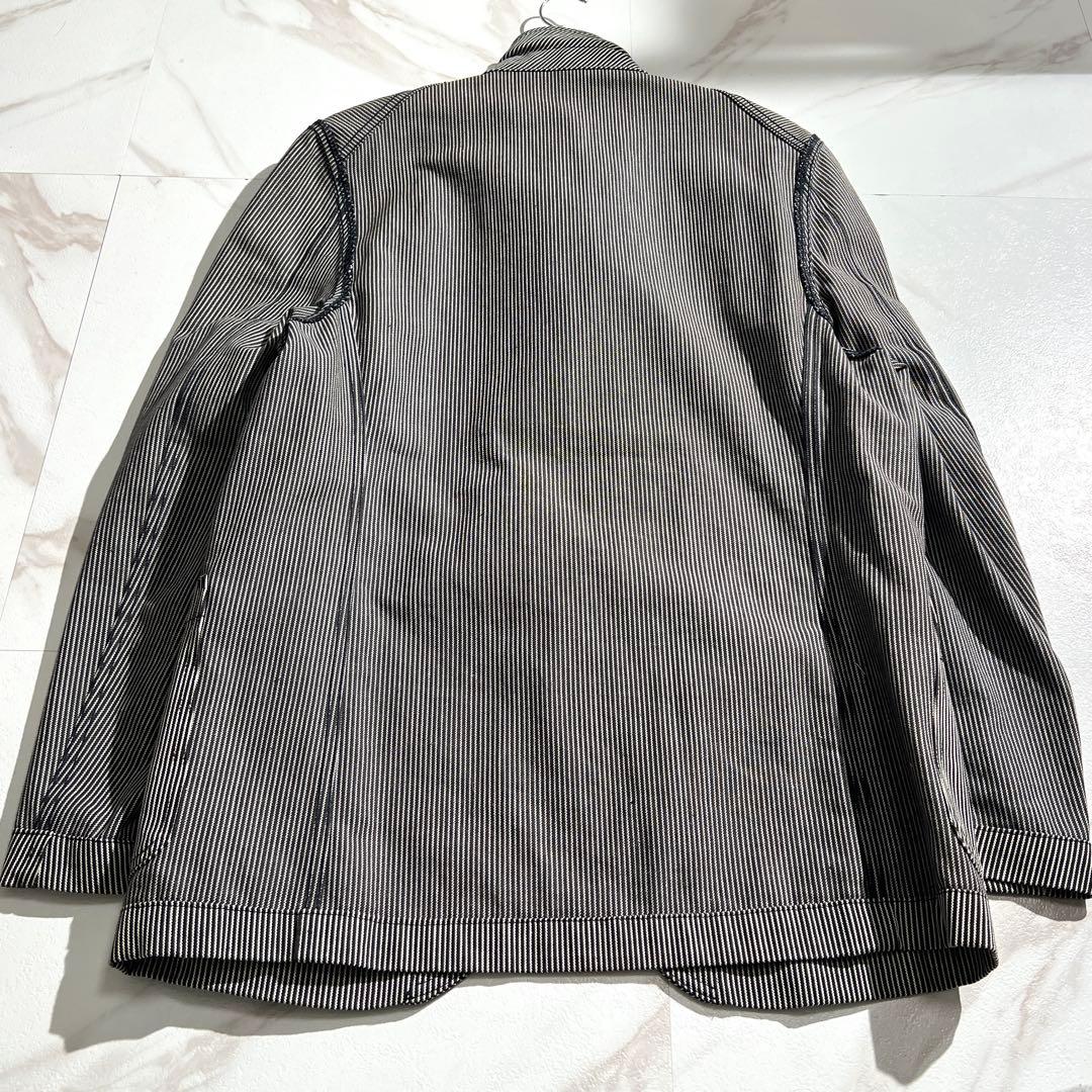 入手困難✨ コムデギャルソンオムプリュス カバーオール ブルゾン ストライプ