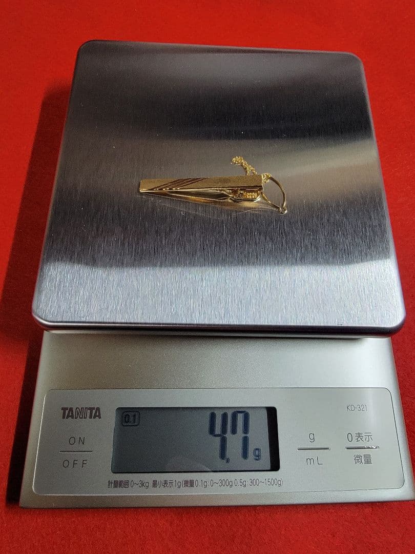 あやめ123 K18 ネクタイピン