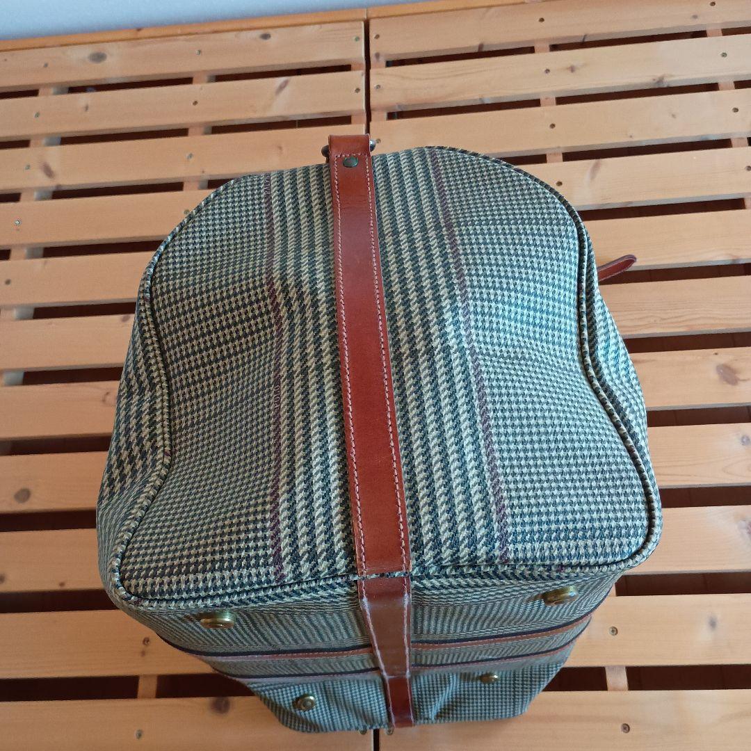 Polo チェック柄ボストンバッグ