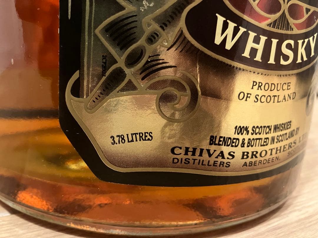 シーバスリーガル12年　3.78リットル