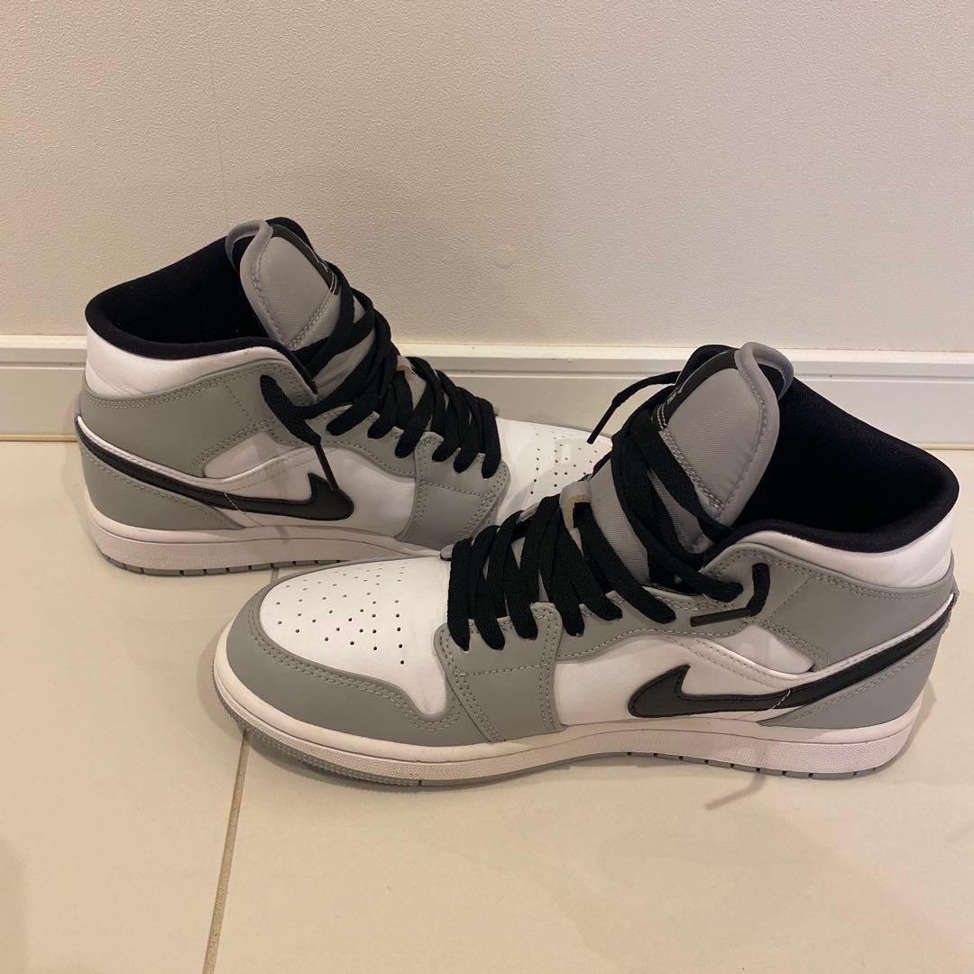 Nike Air Jordan 1 ホワイト/グレー/ブラック