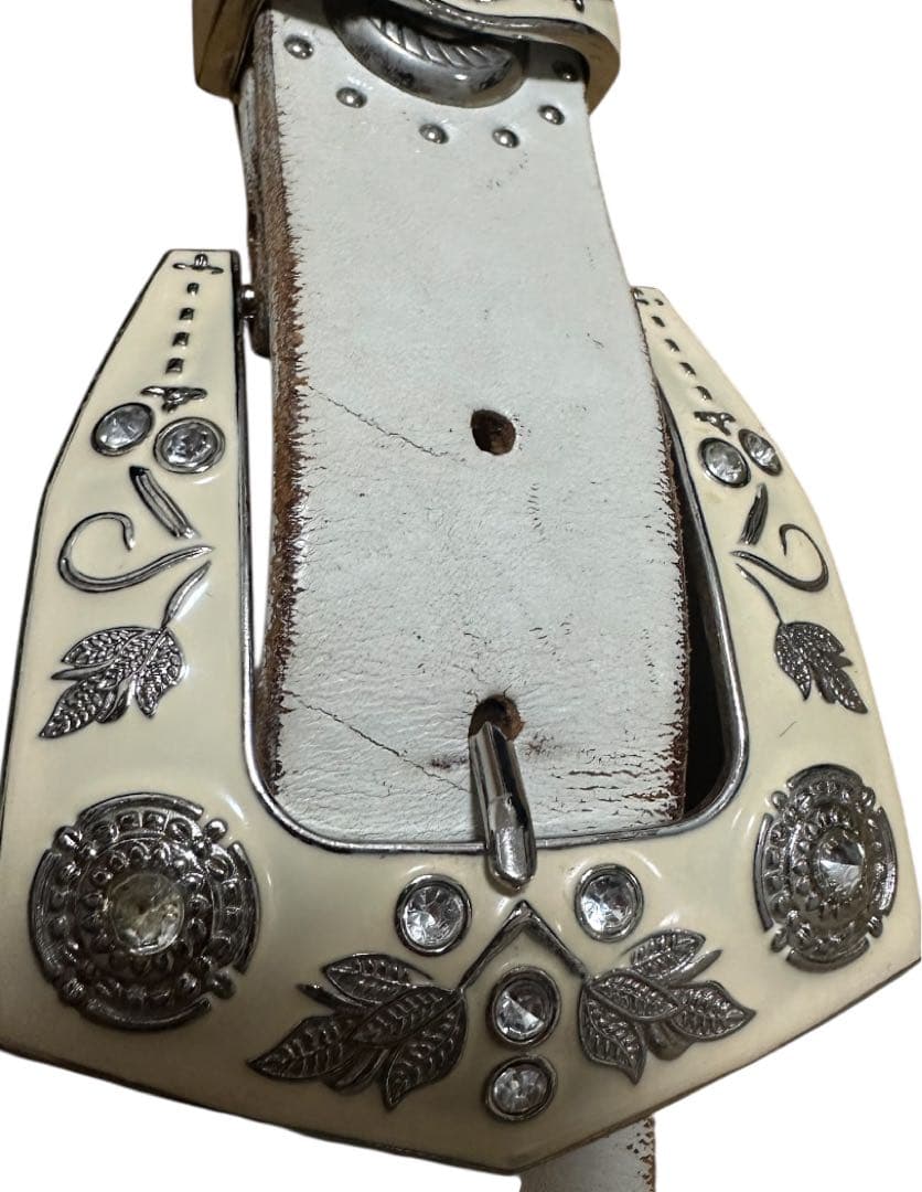 時計 00s y2k TORNADO MART Silver Western Belt