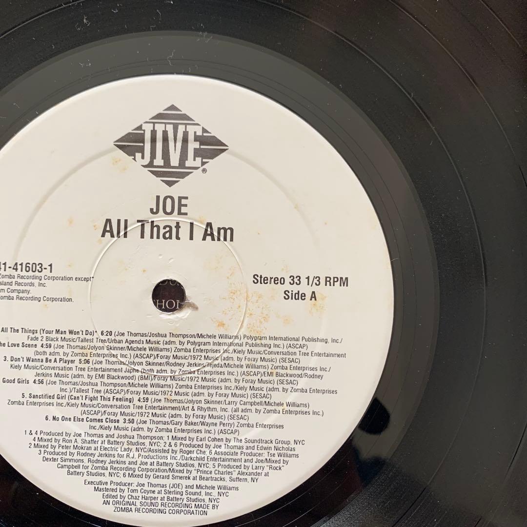人気盤　Joe All That I Am レコード　USオリジナル