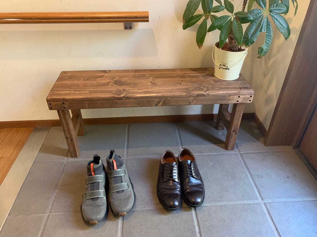 組み立て式ベンチ（アジャスターボルト付き）