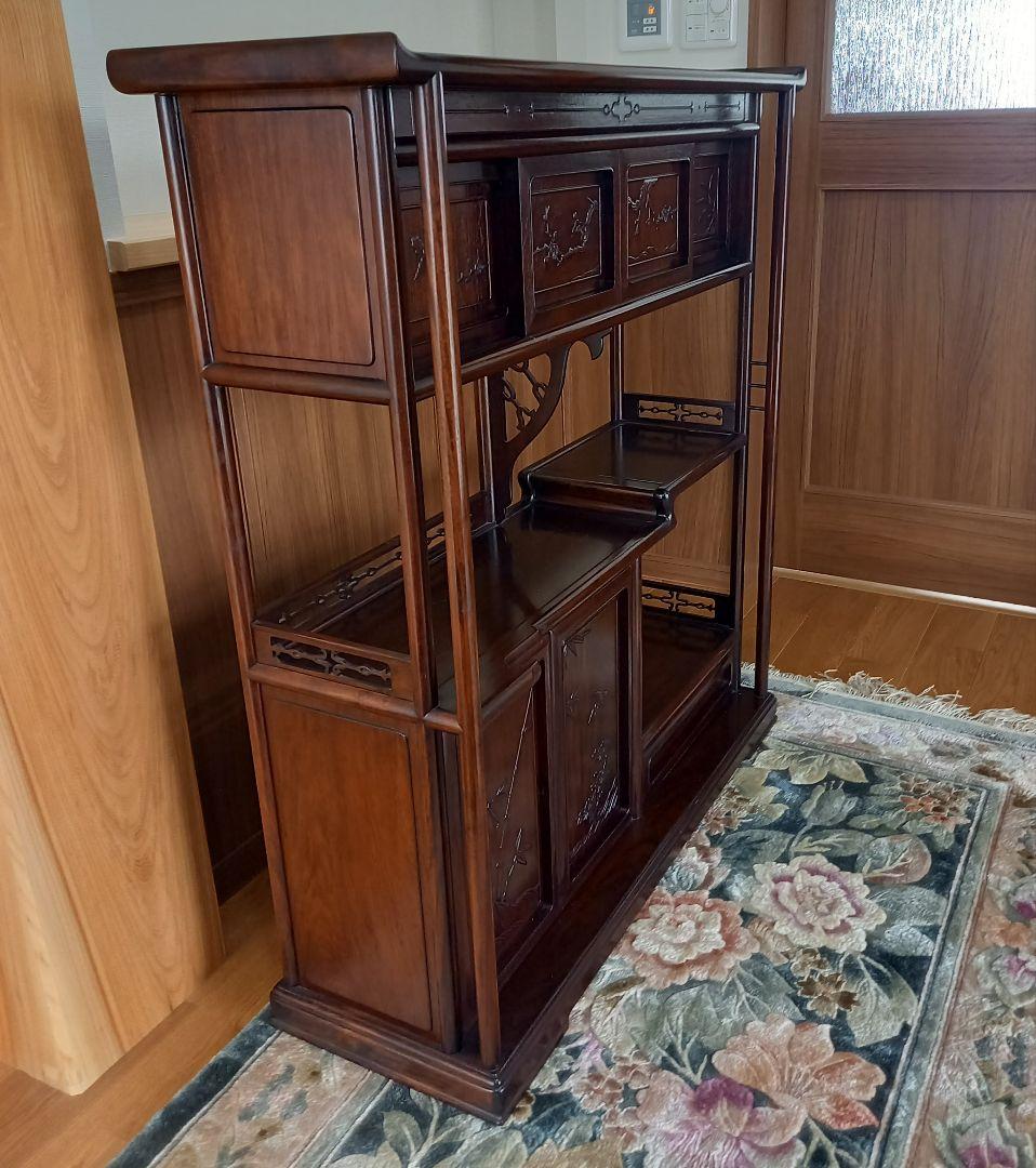 飾り棚　違い棚　茶棚　和家具