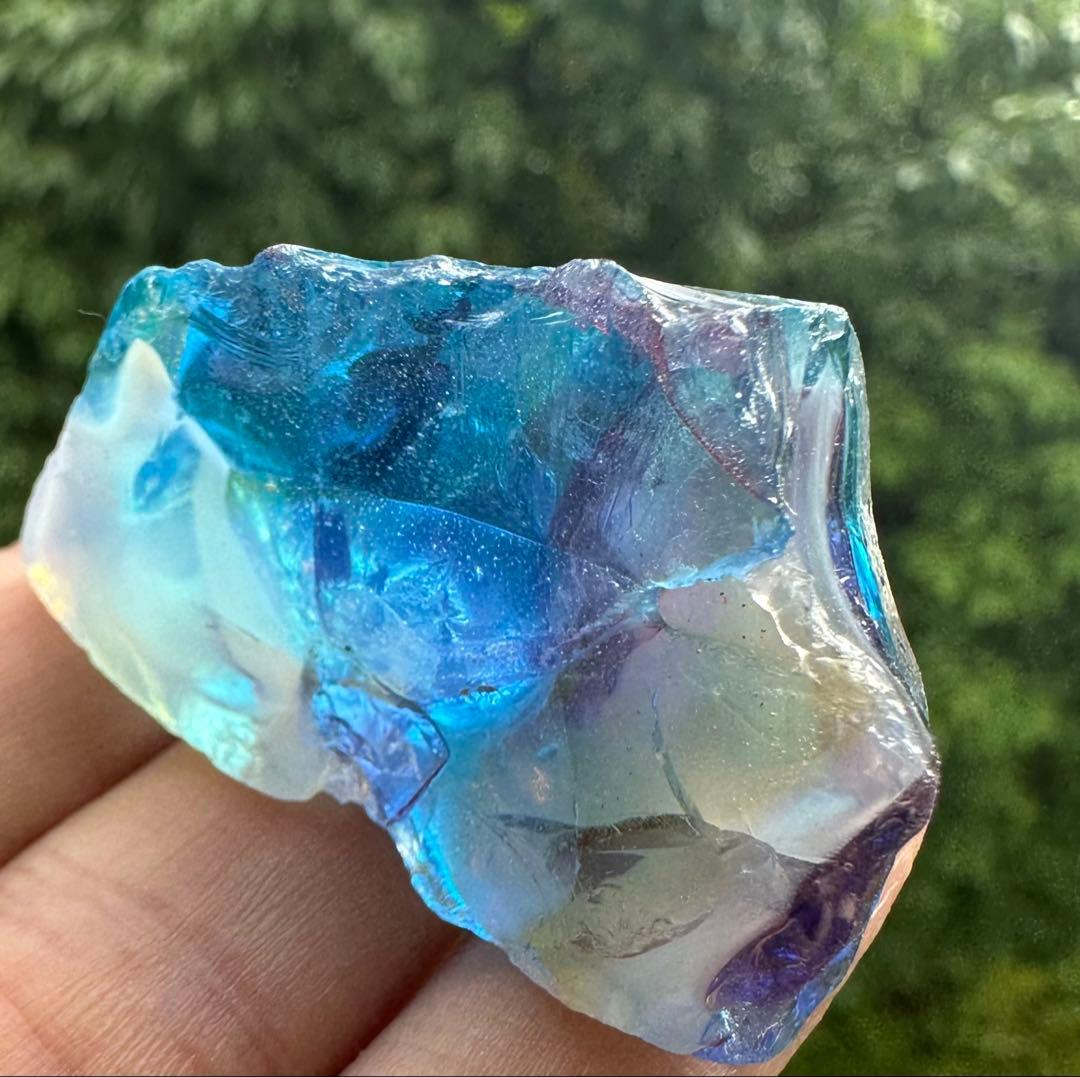 1点物シエラネバダ産アンダラクリスタル　マルチカラーレムリア ヒーリング瞑想