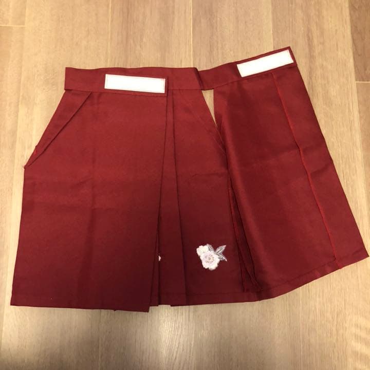 【着物】初節句　ピンク×エンジ