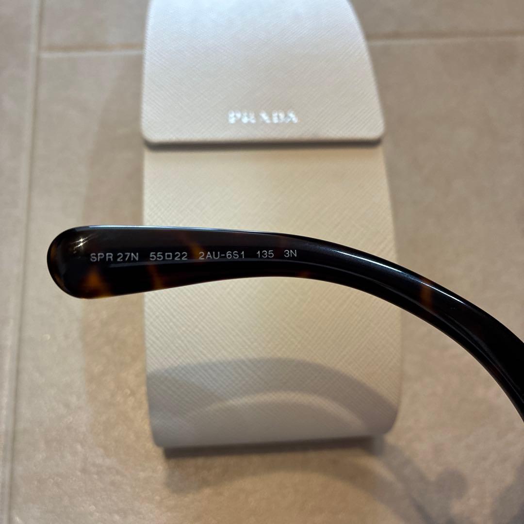 早い者勝ち！美品　お値下げ不可　PRADA バロックサングラス　べっ甲