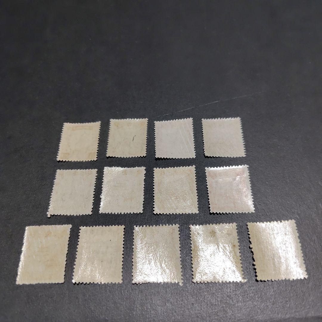 銭単位切手 (概ね極美品) 1932年 満洲国普通切手 13種セット