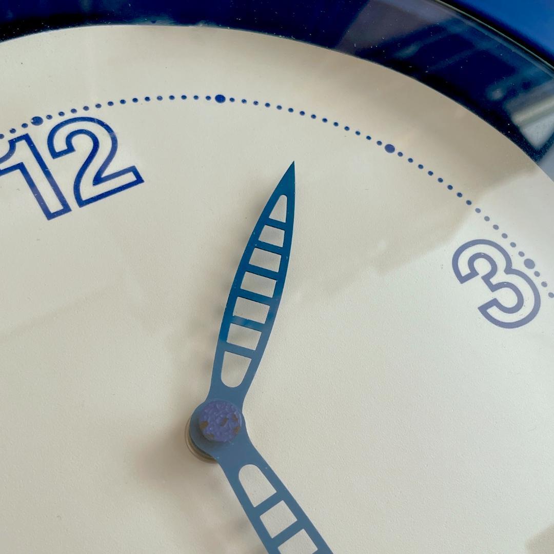 90s【guzzini】ポストモダン ヴィンテージ 掛け時計 ウォールクロック