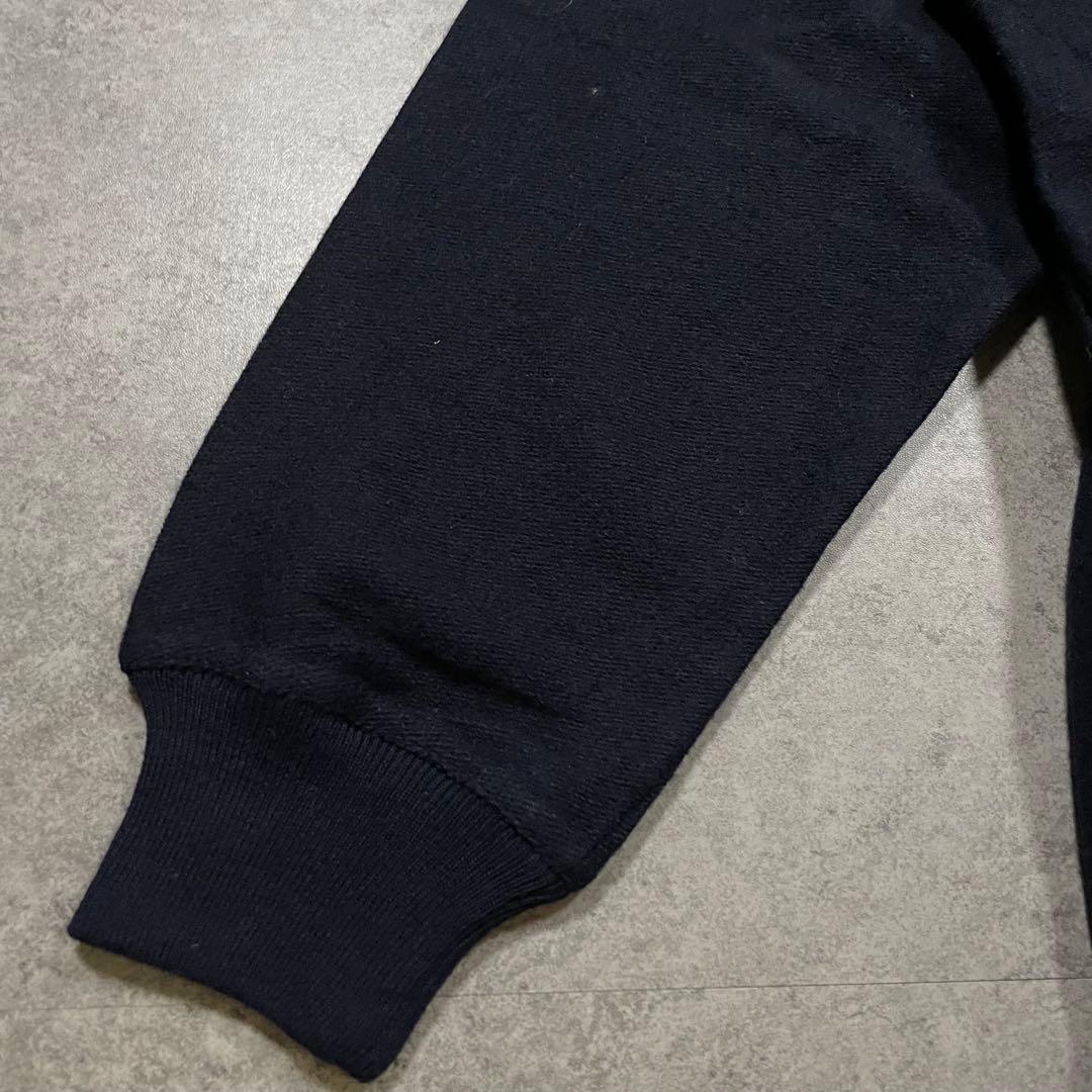 90s ジバンシィGIVENCHY PARIS クレスト刺繍 ラガー スウェット