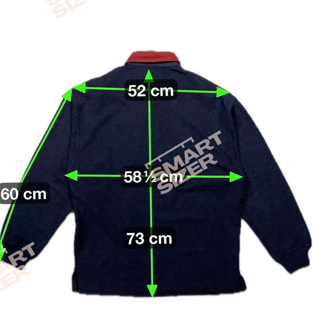 90s ジバンシィGIVENCHY PARIS クレスト刺繍 ラガー スウェット