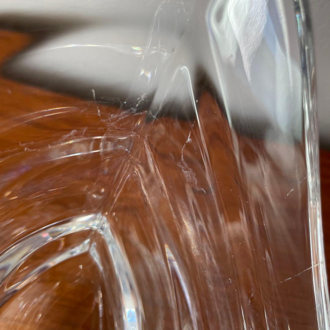 BACCARAT ウェーブボウル　バカラ　花瓶　花器　フラワーベース