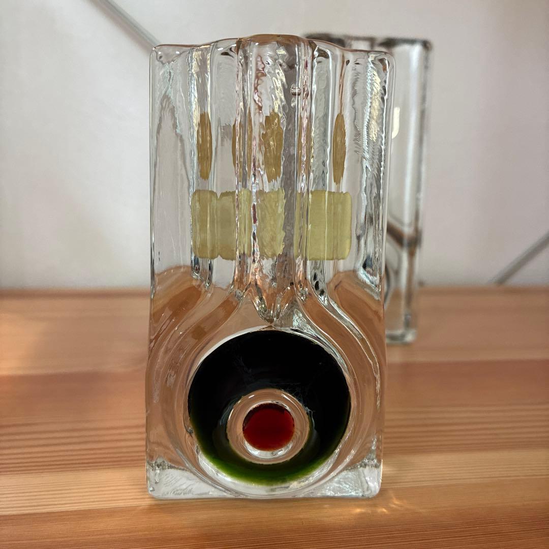 WALTHER ワルターグラス　ガラス　花瓶　フラワーベース　一輪挿し　ドイツ