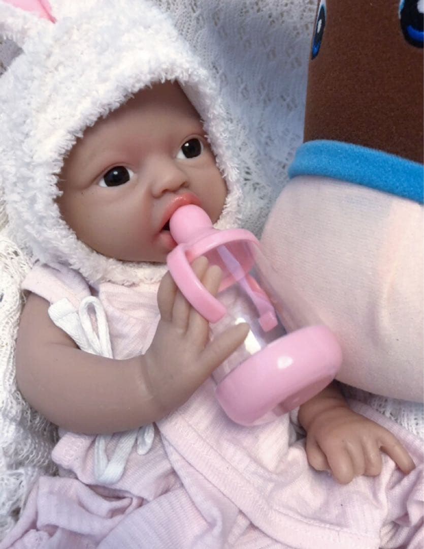 専用　マシュマロシリコン　全身シリコン　グラスアイ　リボーンドール