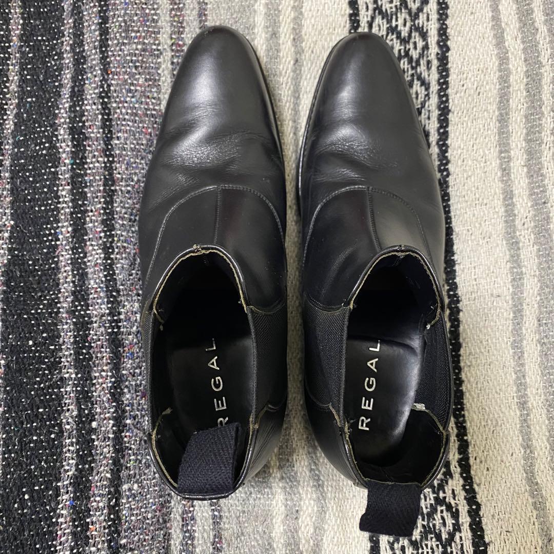 【ta】リーガル サイドゴアブーツ Y824 ブラック 24㎝