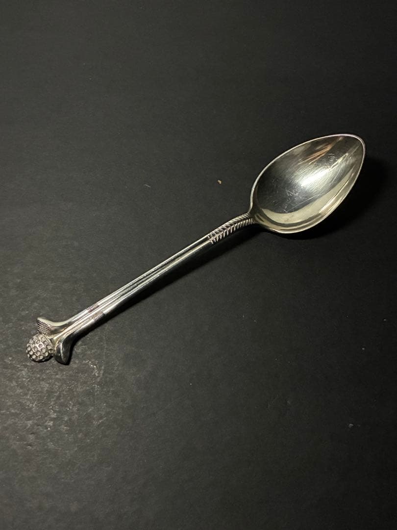 アンティークゴルフクラブデザイン純銀（SV925）スプーン3本セットヴィンテージ